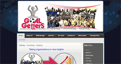 Desktop Screenshot of goalgetters.co.za