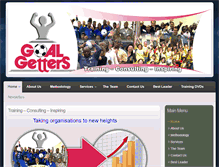 Tablet Screenshot of goalgetters.co.za